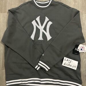 New Era Gray Sweatshirt with White Logo